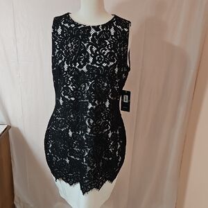 Ralph Lauren Black Asymmetrical Fitted Sleeveless Top